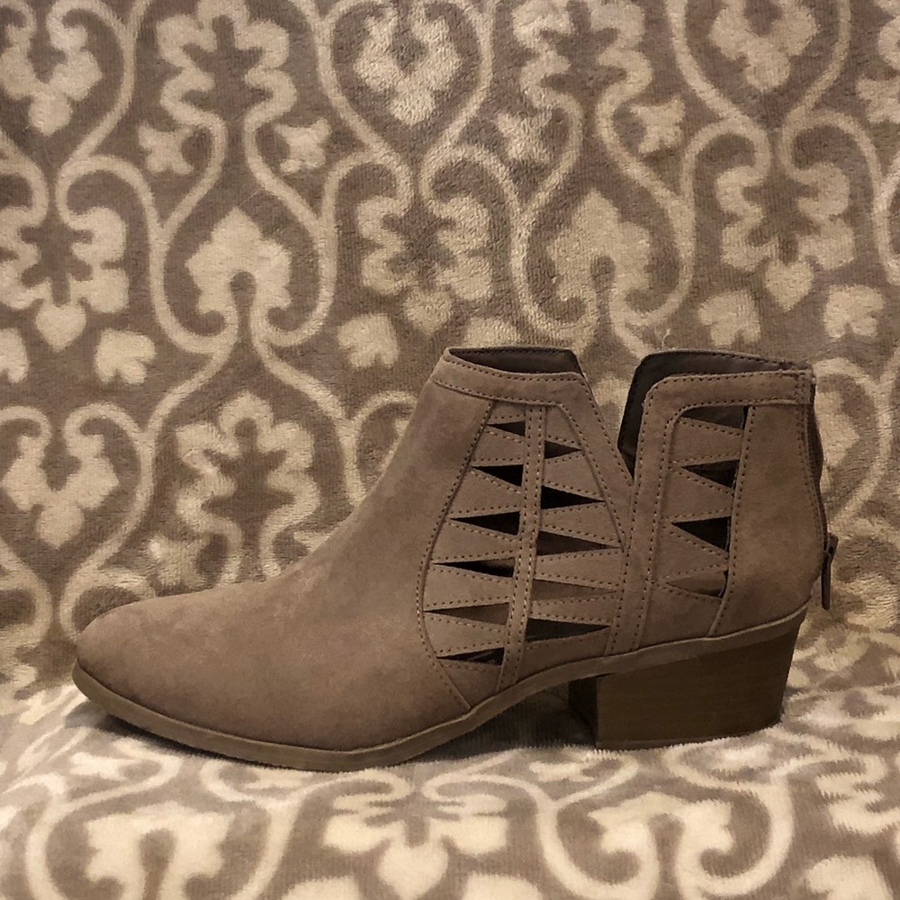 Cutout Ankle Bootie